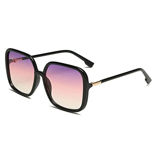 XINXIN Big Frame Men's and Women's Outdoor Vacation Sunglasses, Internet Celebrity Live Streaming Glasses (Color : C, Size : Medium)