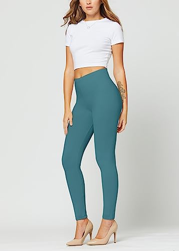 Image of Conceited High Waist Leggings in Shorts, Capri and Full Length - Buttery Soft - 3 inch High Waistband - Regular and Plus Size