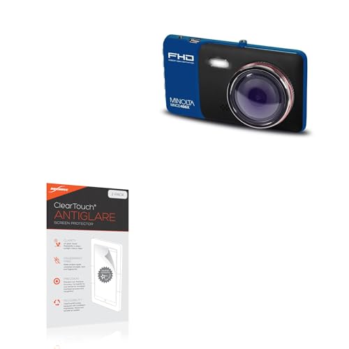 BoxWave Screen Protector Compatible With Minolta MNCD406X - ClearTouch Anti-Glare (2-Pack), Anti-Fingerprint Matte Film Skin