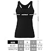 Rosyline-Tank-Tops-for-Women-with-Shelf-Bra-Racerback-Workout-Yoga-Tops-Undershirts-for-Women Rosyline Tank Tops for Women with Shelf Bra Racerback Workout Yoga Tops Undershirts for Women Black/Navy Blue/Wine Red M