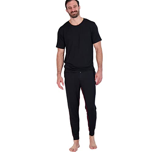 Undergents Men’s Swagger Lounge & Sleep Pants – Cloudsoft Cooling Comfort (Black-3Xl) #TOP1
