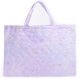 [アウローラ] レッスンバッグ キルト手提げ鞄 手提げバッグ 習い事 ピアノ 塾 小学生 トートバッグ フック付 女の子 女児 男の子 男児 子供 児童 お稽古 おけいこ 絵本袋 サブバッグ (マジカルラビット)