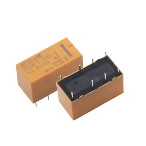 Relais HRS2H-S-DC5V 12V 24V à 8 broches pour commutation de circuits électroniques