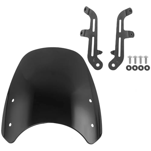 Pare-brise moto avec support pour Bonneville T100 T120 2016-2024