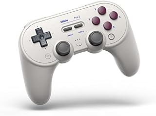 8Bitdo Pro 2 Wireless Bluetooth Game Controller for Nintendo Switch, macOS, Android, Steam, PC, Raspberry Pi (G Edition)