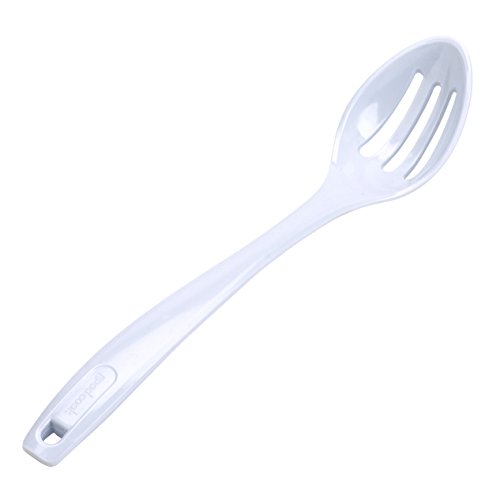 Goodcook 076753257534 Good Cook Classic 12-Inch White Melamine Slotted Spoon thumb #2