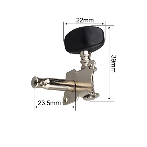 Futheda Lot de 4 chevilles d’accord avec vis pour ukulélé, guitare et basse à quatre cordes, noir - Les Beatles, Paul McCartney, John Lennon, RIngo Starr, George Harrison Futheda Lot de 4 chevilles d’accord avec vis pour ukulélé, guitare et basse à quatre cordes, noir – Image 8