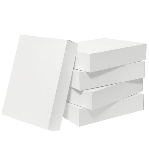 Mefleet 19x14x4 Extra Large Gift Boxes with Lids 10 Pack Shirt Robe Box