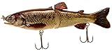7' RF Glider Glide Bait Bass Musky Striper Fishing Big Lure Multi Jointed Shad Trout Kits Slow Sinking (Clear Lake Hitch)
