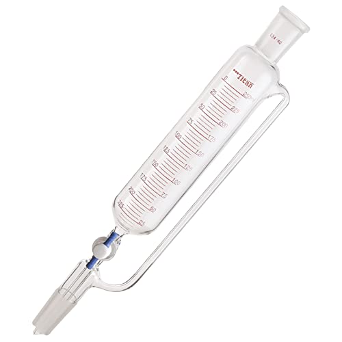 Adamas-Beta Glass Equalizing Dropping Funnel,Constant Pressure Funnel With Ptfe Stopcock Chemistry Laboratory Glassware (250Ml,24/40 Joint) #TOP9