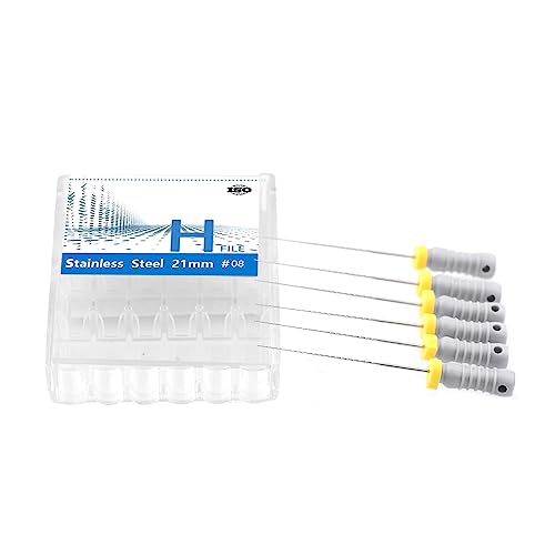 Xux 6Pcs/Pack Endo H-File 21Mm/25Mm Hand Use Stainless Steel Endodontic Files #08 Endo Rotary Files thumb #7