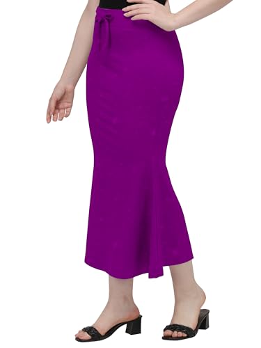 Image of Mehrang Stretchable Shimmer Saree Shapewear Petticoat for Women, Skirts for Women,Shape Wear Dress for Saree