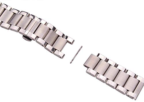 Bracelet montre métal solide inoxydable pour remplacer sangle usée - 2