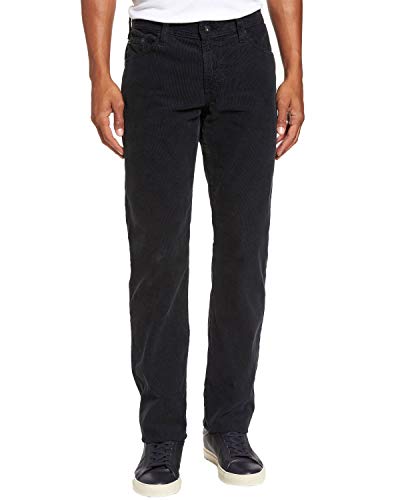 AG Adriano Goldschmied Mens Graduate Tailored Leg Corduroy Jeans Pants 33 Black