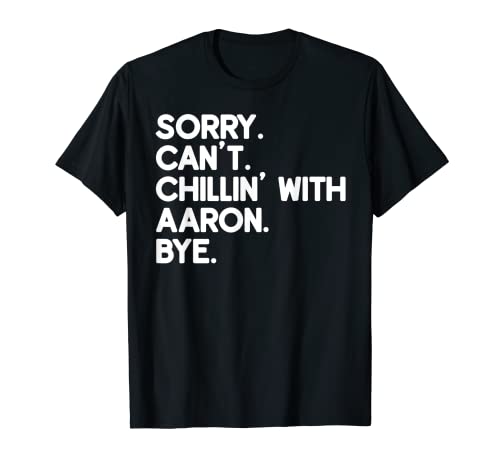 Aaron Vorname Lustig Personalisiert Namen Freund von T-Shirt für 17,98 EUR bei amazon.de Bild: Aaron Vorname Lustig Personalisiert Namen Freund von T-Shirt für 17,98 EUR bei amazon.de