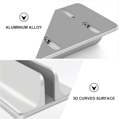 Soporte vertical ajustable para laptop de aluminio Homoyoyo miniatura 3