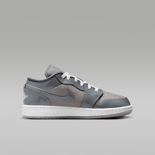 Jordan Big Kid's 1 Low SE Medium Grey/Cool Grey-White (HF3188 011) - 5.5