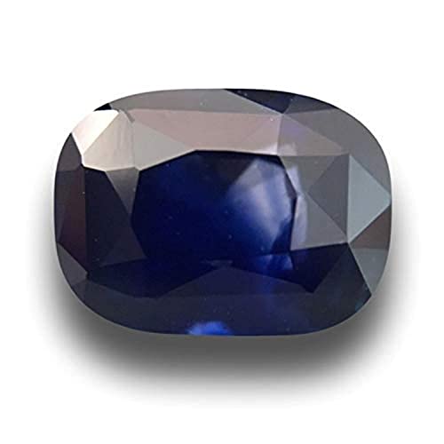 Saphir bleu Ceylan véritable pour bague de protection Neelam homme