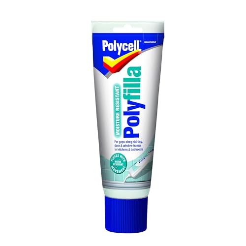 Polycell 20216 Ready Mixed Tube Moisture Resistant Polyfilla, 330 g - White (Package may vary)
