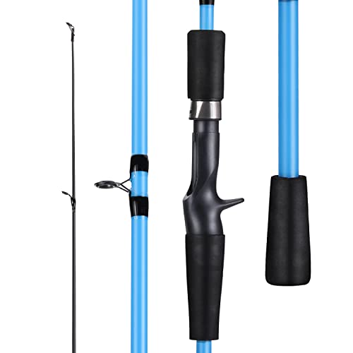 Sougayilang Fishing Rod, Carbon Fiber Spinning & Casting Rod, Fishing Pole Designed for Bass, Trout, Salmon, Steelhead, for Fresh & Saltwater-Casting-