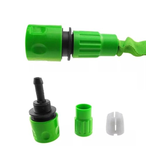 Lot de 2 raccords de tuyau extensible 3/8 pour tubes télescopiques avec diamètre intérieur 8 à 10 mm, kit de réparation pour jardin et terrasse