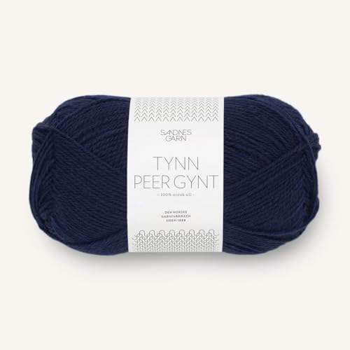 Sandnes Garn Tynn Peer Gynt 5575-50 g, colore: Blu marino