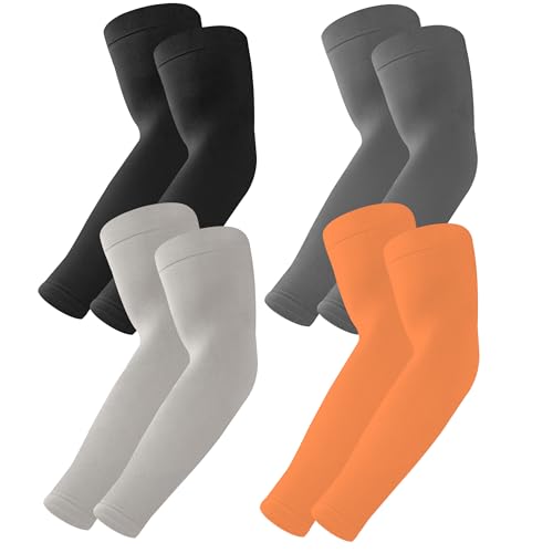 Image of BHYTAKI UV Sun Protection Arm Sleeves, UPF 50 Sports Cooling Arm Compression Sleeves for Men Women Teenager