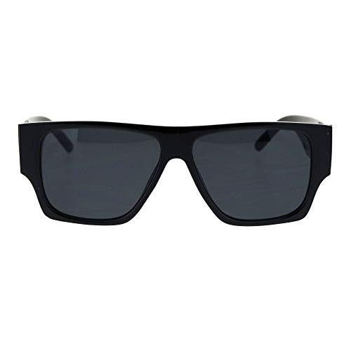 Mens Square Frame Sunglasses Thick Temples Stylish Modern Shades UV 4002