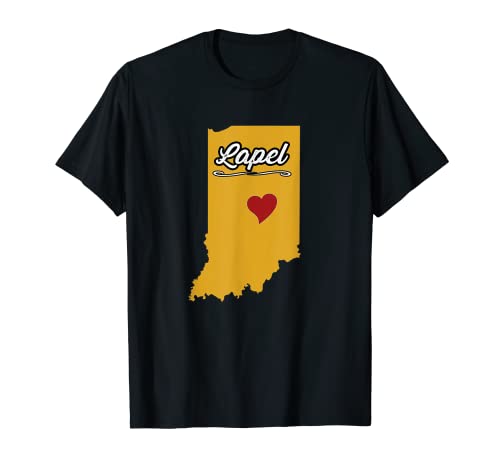 Photo de La ville de revers de l'Indiana | Cadeau fantaisie Hoosier T-Shirt