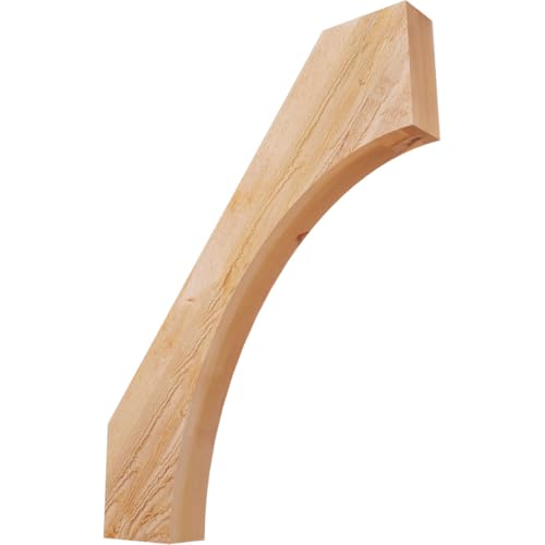 Ekena Millwork BRC04X30X38WTL00RWR 4"W x 30"D x 38"H Westlake Rough Sawn Knee Brace, Western Red Cedar