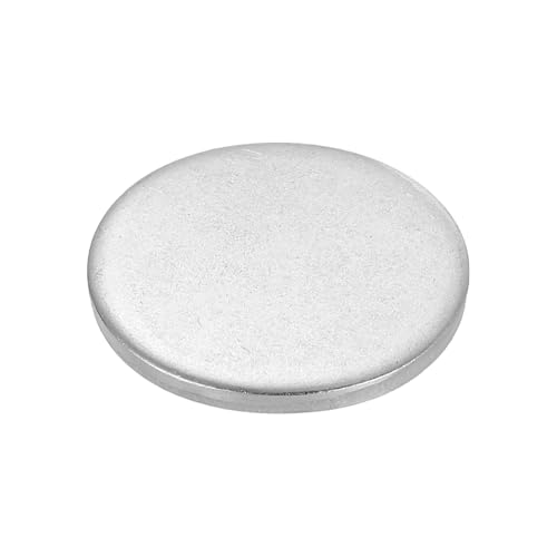 Etiquetas redondas de metal en blanco con grosor de 0.08 pulgadas para estampado plano