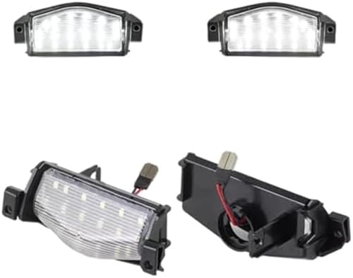 Luces de matrícula para Mazda 2 para pasar la ITV con bombillas traseras blancas nuevas