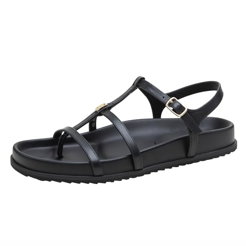 Linea Paolo - LILITH - Leather Footbed Sandals