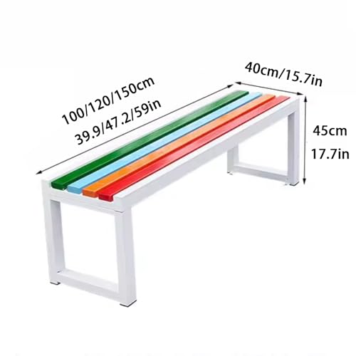 Banc de jardin résistant aux intempéries pour en finir avec le mobilier qui rouille
