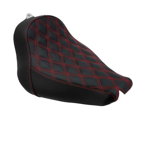 Funda Asiento Moto Cojín de Diamante contra Desgaste en Softail Breakout Negro
