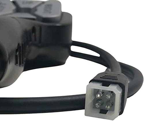 Aftermarket Western Straight Blade Snow Plow Handheld Control 4 Pin White Plug 9