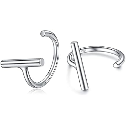 Half Hoop Earrings 925 Sterling Silver Huggie Hoop Earrings Tiny Hugger Hoop Earrings for Women Hug Huggie Earrings Cover