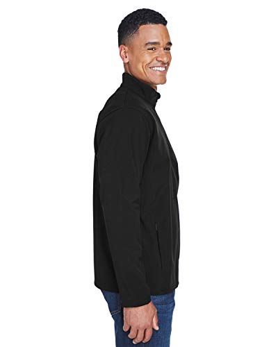 Team 365 Men's Leader Soft Shell Jacket 2XL BLACK3