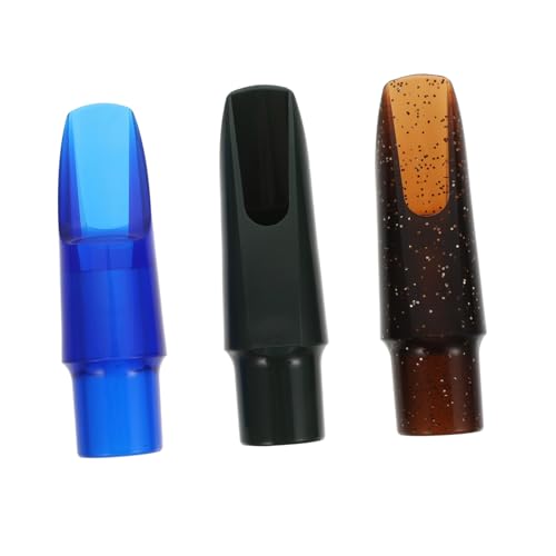 Levemolo 3pcs Saxophone Mouthpiece Caps for Sax Plastic Saxophone Heads Accessories