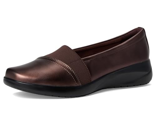 Clarks Clarks Collection Women's Kaetlyn Rhea Loafer, Bronze Metallic, 8 M US