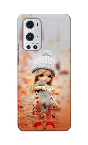 Image of PRINTFIDAA Doll Cute Girl Amazing Beauty Little Kid Child Playing Hard Back Cover for OnePlus 9 Pro Back Cover -(P6) KAT1001