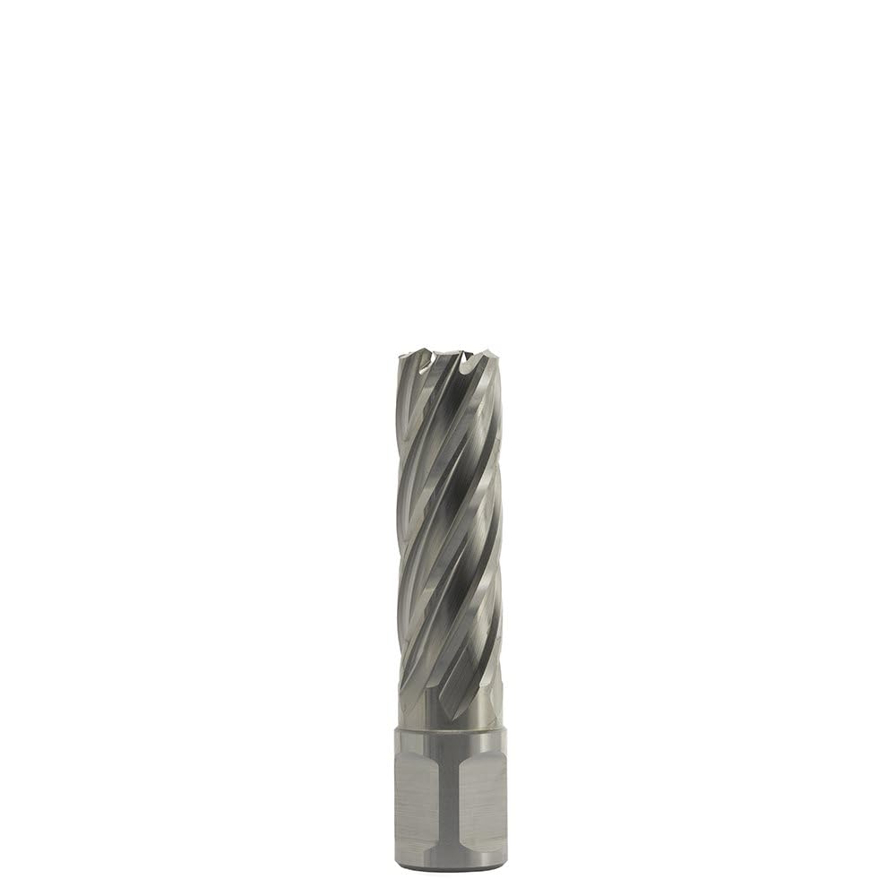 HCL.140 HSS Kernbohrer - Bohrtiefe: 55 mm - Außendurchmesser: 14 mm - Anschluss: Weldon - Größe: 19.05 mm - Pilot Pin Hole 6.35 mm