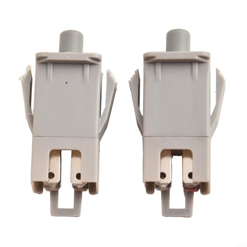 Interruptor de asiento para cortacésped AYP532176138 de 4 pines, compatible con modelos PLG-006 y 430-702, paquete de 2 interruptores de enclavamiento de seguridad gris para equipos eléctricos al aire
