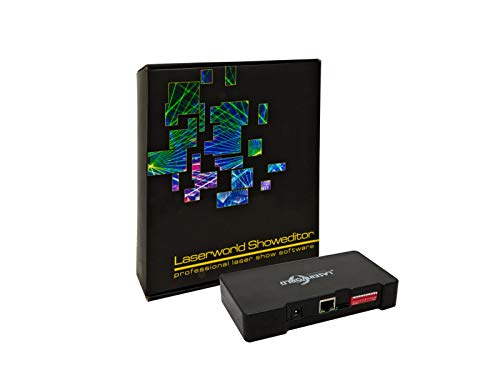 Laserworld ShowNET ILDA/DMX Interface réseau avec Logiciel Showeditor Lasershow