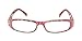Florence, Bling Women Reading Glasses Adorned with Rose and Light Colorado Genuine European Crystals Paisley Pink. NY Fifth Avenue.