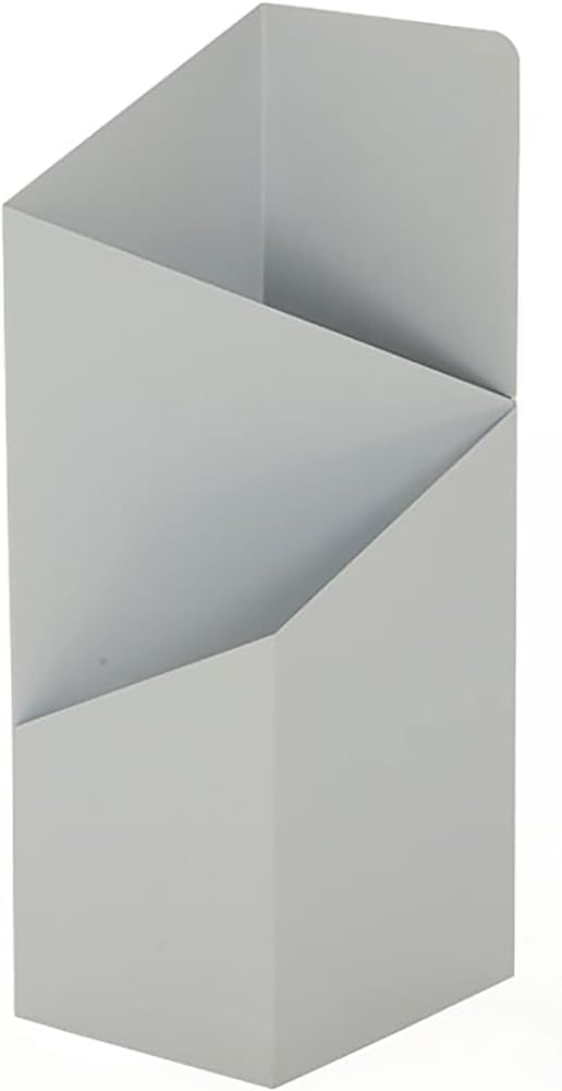 WQPMNYG Metal Umbrella Stand with Removable Drip Tray - Nordic Style Indoor/Outdoor Umbrella Holder for Office Hallway Entrance Garage - Rustproof - White Color