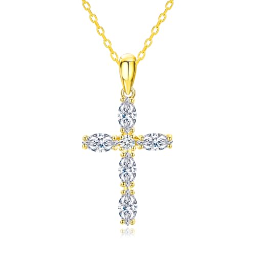 CAIDIKA �l�H��Βa���΃N���X�l�b�N���X 14K�S�[���h���b�L 925�X�^�[�����O�V���o�[ �N���X�`���� �@���W���G���[ �N���X�y���_���g�l�b�N���X ���f�B�[�X �����Y, �X�^�[�����O�V���o�[, �L���[�r�b�N�W���R�j�A