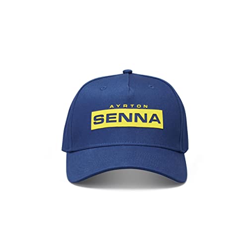 Ayrton Senna - Offizielle Merchandise Kollektion - Logo Cap - Navy - One Size