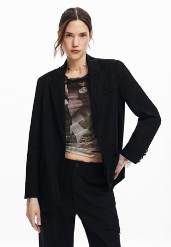 Desigual Women's Embroidered Floral Blazer4