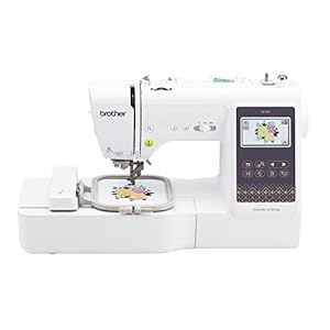 Brother SE700 Sewing and Embroidery Machine, Wireless LAN Connected, 135 Built-in Designs, 103 Built-in Stitches, Computerized, 4″ x 4″ Hoop Area, 3.7″ Touchscreen Display, 8 Included Feet, White